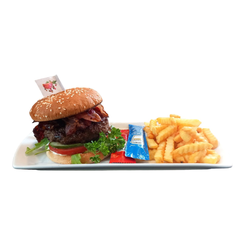 BBQ-Bacon Burger Menü